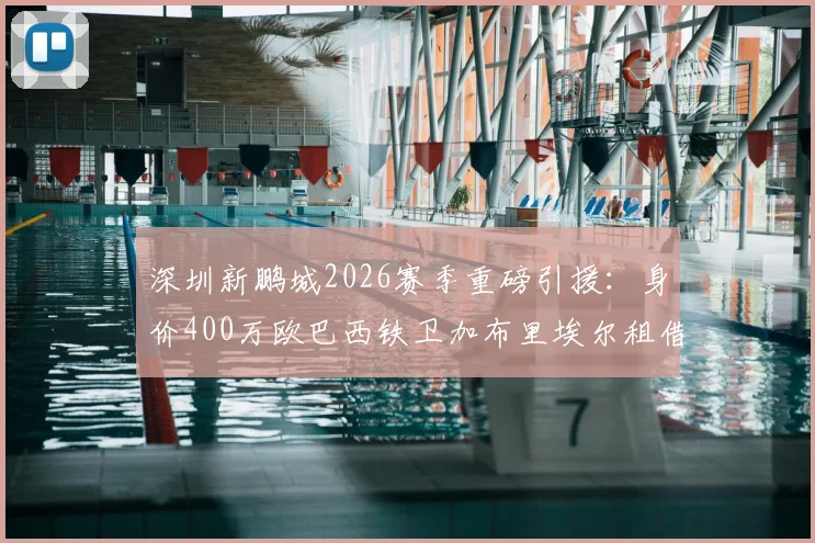 深圳新鹏城2026赛季重磅引援：身价400万欧巴西铁卫加布里埃尔租借加盟，球队后防全面升级