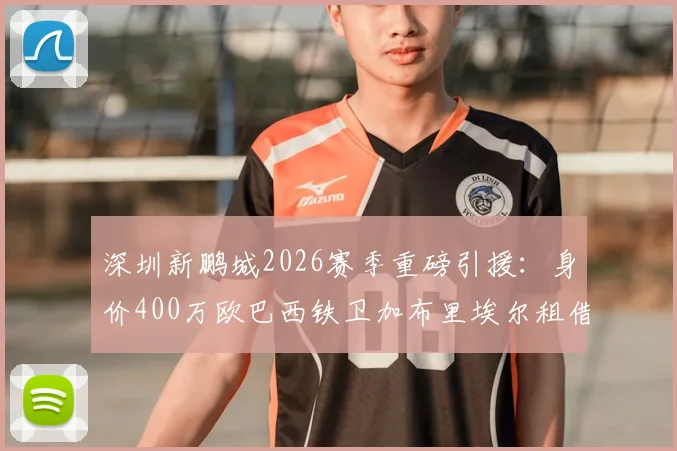深圳新鹏城2026赛季重磅引援：身价400万欧巴西铁卫加布里埃尔租借加盟，球队后防全面升级